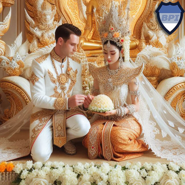 Traditional Thai wedding ceremony