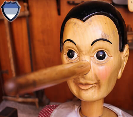 A wooden Pinocchio doll