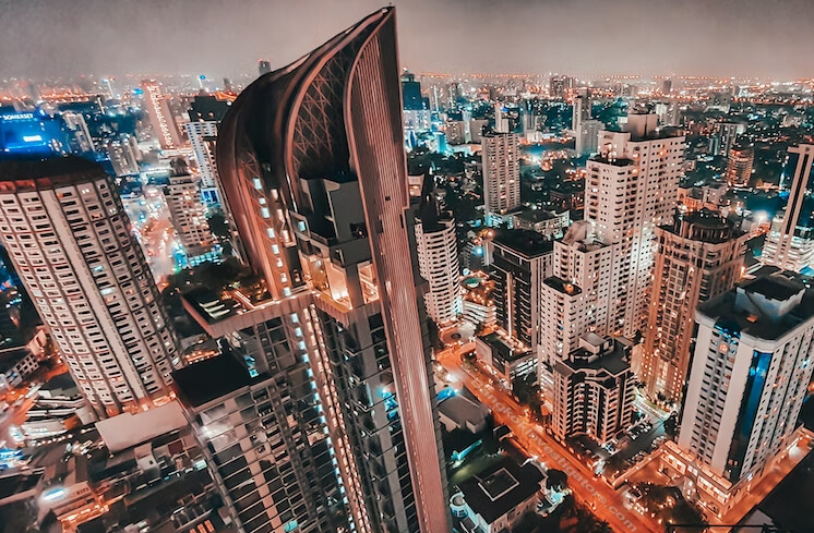 Skyscrapers in Bangkok, Thailand